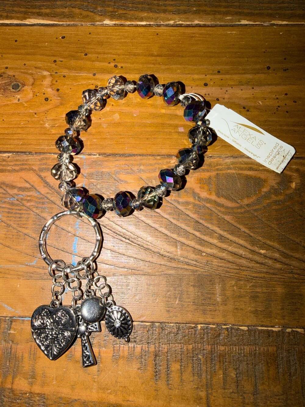 Alexa's Angels Beaded Charm Bracelet